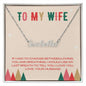Custom Name Necklace- To My Wife If I had to choose between loving you - StarShineBox -