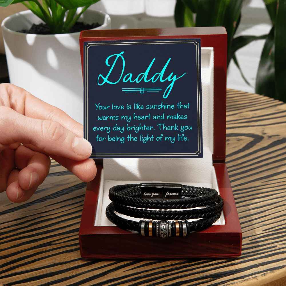 Dad, your love is Love You Forever Bracelet