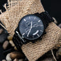 Personalized Engraved Black Chronograph Watch - Starshine Box