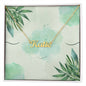 Personalized Name Necklace Green Leaves - StarShineBox -