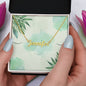 Personalized Name Necklace Green Leaves - StarShineBox -