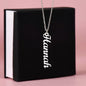 Personalized Vertical Name Necklace - StarShineBox -