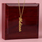 Personalized Vertical Name Necklace - StarShineBox -