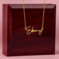 Signature Name Necklace - StarShineBox -