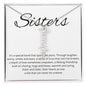 Sisters Its A Special Bond That Spans The Years - Personalized Vertical Name Necklace - StarShineBox -