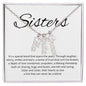 Sisters Its A Special Bond That Spans The Years - Personalized Vertical Name Necklace - StarShineBox -