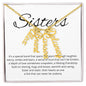 Sisters Its A Special Bond That Spans The Years - Personalized Vertical Name Necklace - StarShineBox -
