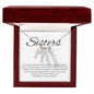 Sisters Its A Special Bond That Spans The Years - Personalized Vertical Name Necklace - StarShineBox -