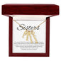 Sisters Its A Special Bond That Spans The Years - Personalized Vertical Name Necklace - StarShineBox -