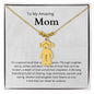To My Amazing Mom It's a special bond that spans the years Engraved Kids Charm Necklace - StarShineBox -
