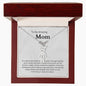 To My Amazing Mom It's a special bond that spans the years Engraved Kids Charm Necklace - StarShineBox -
