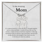 To My Amazing Mom It's a special bond that spans the years Engraved Kids Charm Necklace - StarShineBox -