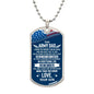 To My Army Dad, I Know The Worry Can Be Hard Engraved Dog Tag - StarShineBox -