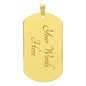 To My Army Dad, I Know The Worry Can Be Hard Engraved Dog Tag - StarShineBox -