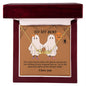 To My Boo The world may be filled with ghosts and ghouls Personalized Name Necklace - Starshine Box