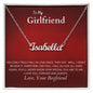 To My Girlfriend You truly fall in love once Personalized Name Necklace - StarShineBox -