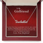 To My Girlfriend You truly fall in love once Personalized Name Necklace - StarShineBox -