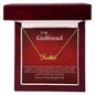 To My Girlfriend You truly fall in love once Personalized Name Necklace - StarShineBox -