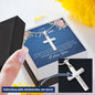 To My Mom Because of your belief in me Personalized Cross Necklace - StarShineBox -