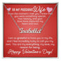 To My Precious Wife from the moment I met you, personalized name necklace - StarShineBox -