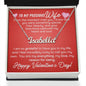 To My Precious Wife from the moment I met you, personalized name necklace - StarShineBox -