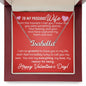 To My Precious Wife from the moment I met you, personalized name necklace - StarShineBox -