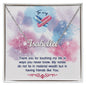 To my BEST FRIEND Thank you for touching my life Personalized Name Necklace - StarShineBox -