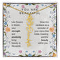 You Are Beautiful, Like flowers in bloom Birth Flower Name Necklace - StarShineBox -