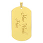 If I Did Anything Right personalized Luxury Graphic Dog Tag Necklace