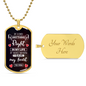 If I Did Anything Right personalized Luxury Graphic Dog Tag Necklace