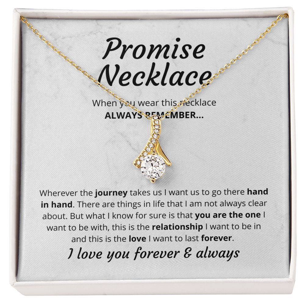 Promise Necklace For Her Alluring Beauty Necklace