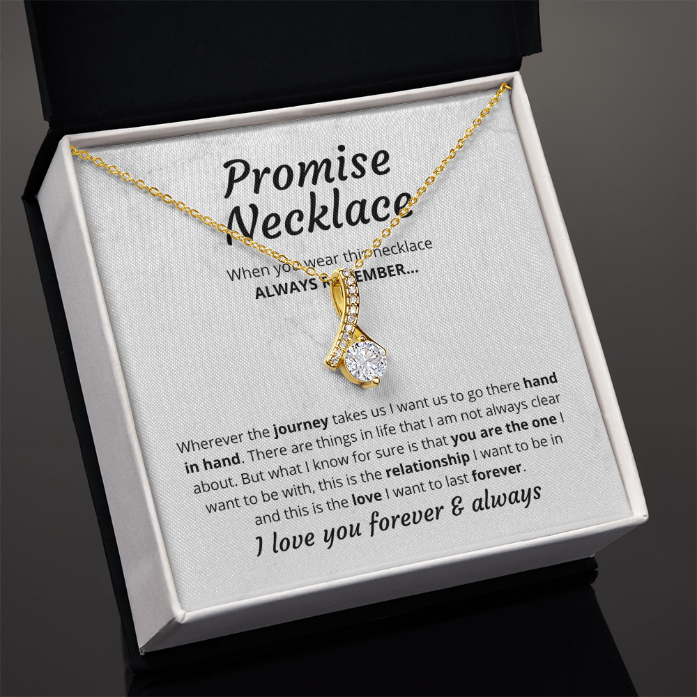 Promise Necklace For Her Alluring Beauty Necklace