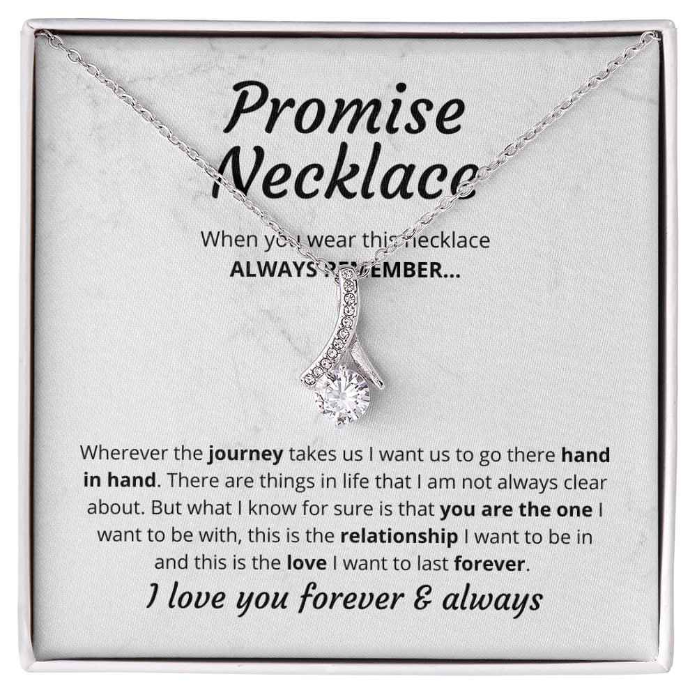 Promise Necklace For Her Alluring Beauty Necklace