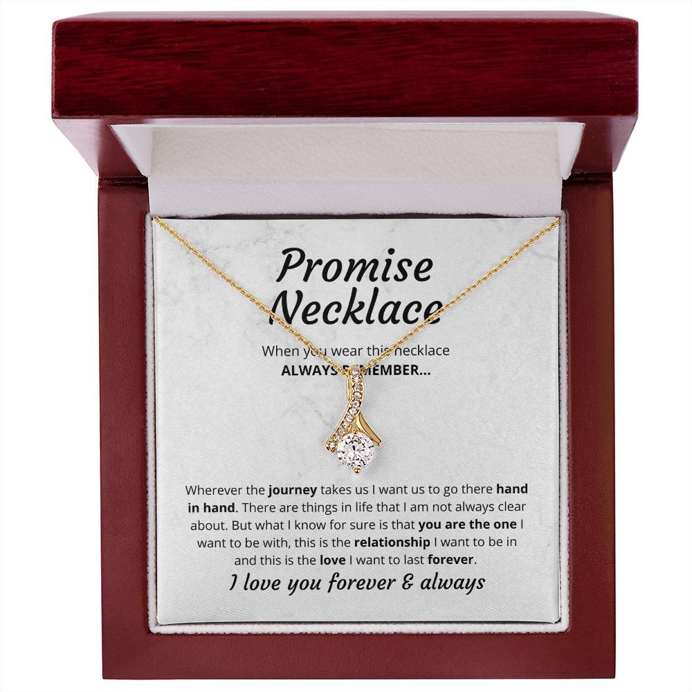 Promise Necklace For Her Alluring Beauty Necklace