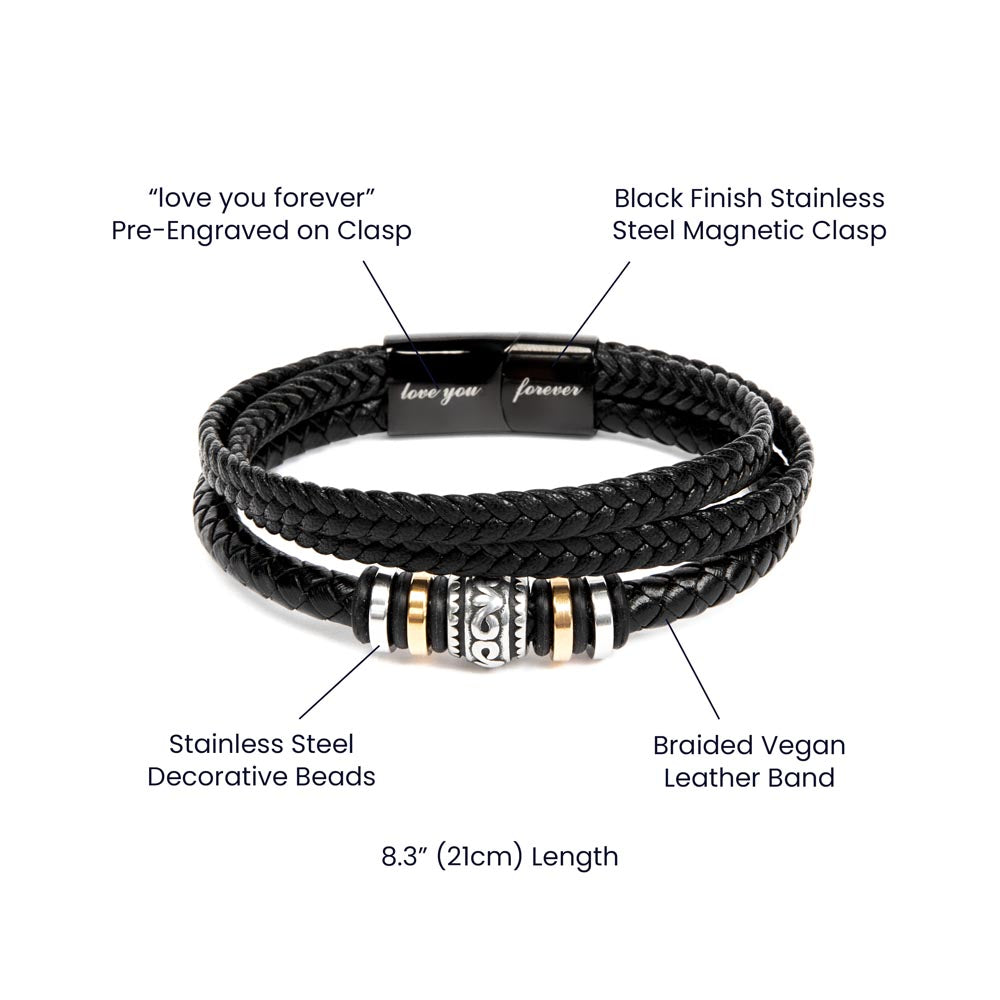 To My Handsome Man From The Moment You Walked Into My Life Love You Forever Bracelet