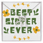 Best Sister Ever Personalized Vertical Name Necklace