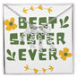 Best Sister Ever Personalized Vertical Name Necklace