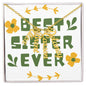 Best Sister Ever Personalized Vertical Name Necklace