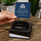 Dad Your love is a melody Love You Forever Bracelet