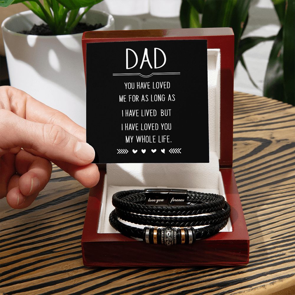 Dad you have loved me Love You Forever Bracelet - StarShineBox -