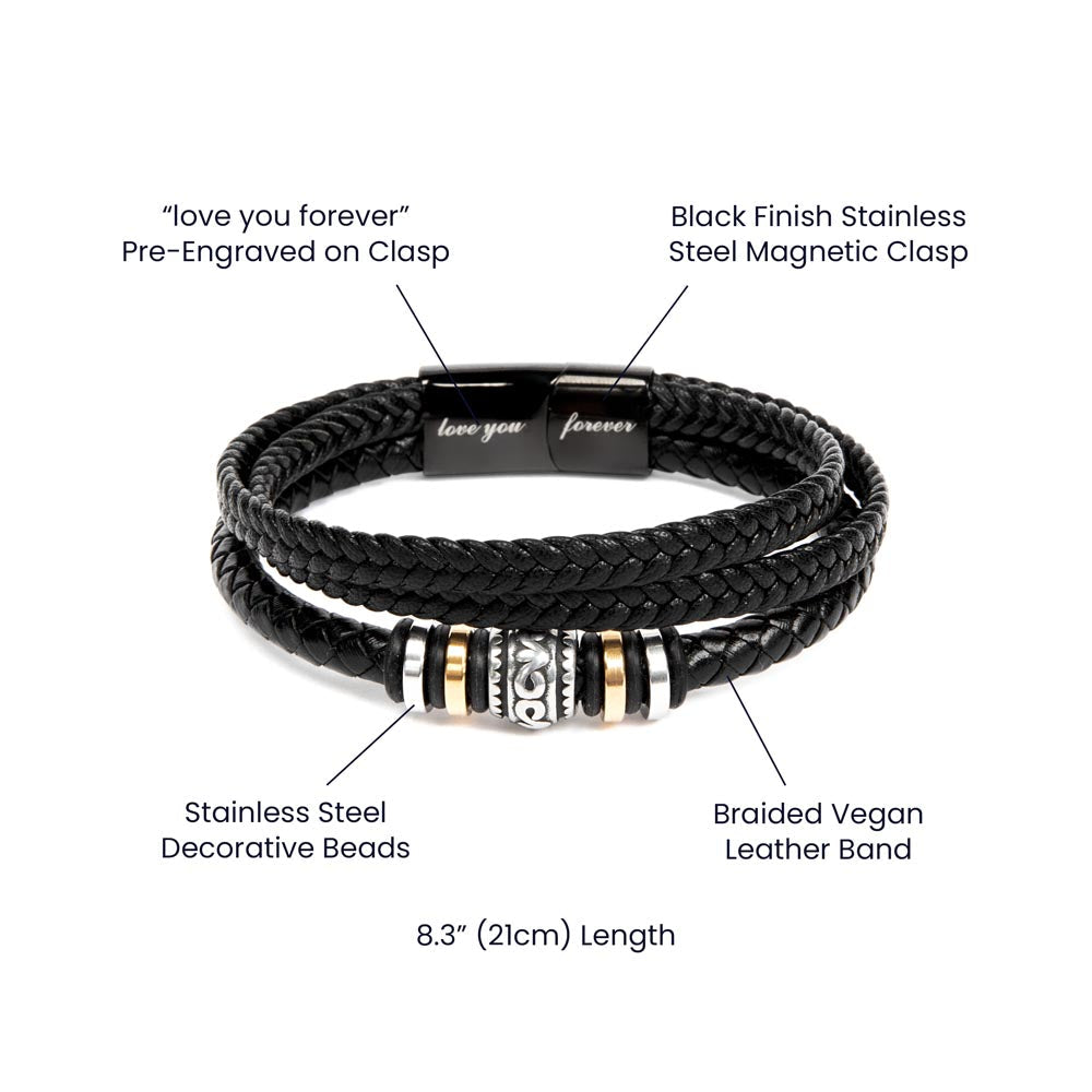 Dad, you're Love You Forever Bracelet - StarShineBox -