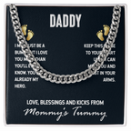Daddy-I may just be a bump- Cubin Link Chain - Starshine Box 