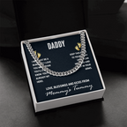Daddy-I may just be a bump- Cubin Link Chain - Starshine Box 