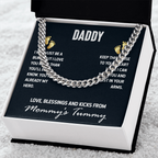 Daddy-I may just be a bump- Cubin Link Chain - Starshine Box 
