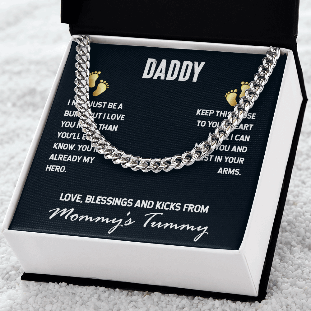 Daddy-I may just be a bump- Cubin Link Chain - Starshine Box 