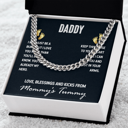 Daddy-I may just be a bump- Cubin Link Chain - Starshine Box 