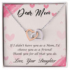 Dear Mom-Happy Mother’s Day! Interlocking Hearts Necklace