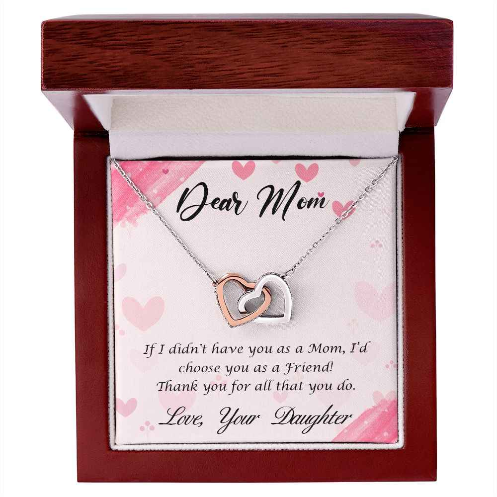 Dear Mom-Happy Mother’s Day! Interlocking Hearts Necklace
