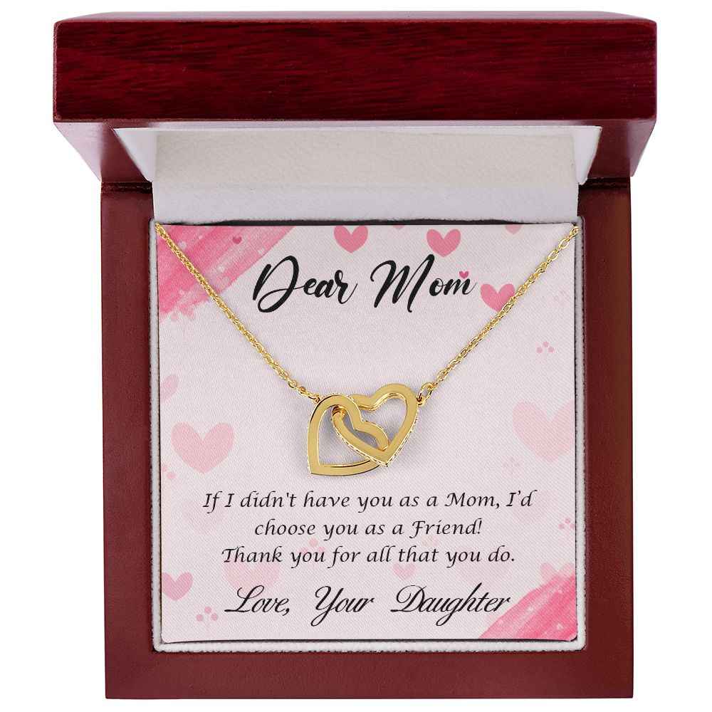 Dear Mom-Happy Mother’s Day! Interlocking Hearts Necklace