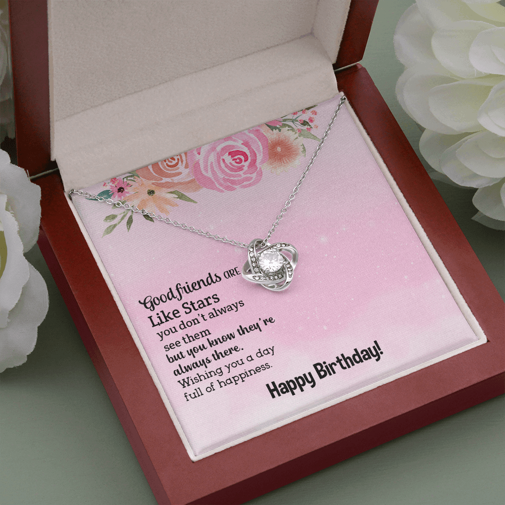 Good friend Birthday The Love Knot Necklace - Starshine Box 